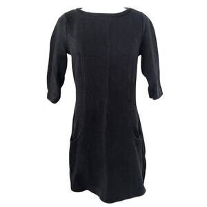 chinese dress ladies Ora Linen Blend Shirt Dress-Navy main image 1